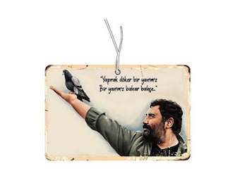 Ahmet Kaya air freshener, car scented tree, car air freshener, car scented pendant, car tuning, car scent dispenser