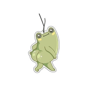 Popo Frog Scent Tree Car - Car Air Freshener - car air freshener hanging - fun Car Fragrance Dispenser - Scent Tree Funny - Scent Pendant