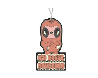 I Hate People Car Air Freshener, Scented Pendant, Funny Air Freshener, Car Accessories, Fragrance Dispenser, Air Freshener