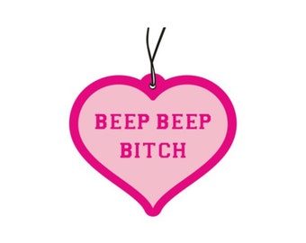 Ambientador Beep Beep, ambientador para coche, ambientador para coche, colgante con aroma para coche, tuning de coche, dispensador de aroma para coche