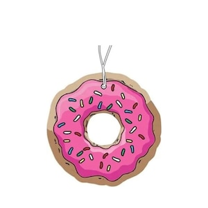 Homer's Donut Air Freshener, Car Fragrance Pendant, Funny Air Freshener, Car Accessories, Fragrance Dispenser, Air Freshener