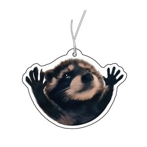 Pedro Pedro Raccoon Air Freshener, Air Freshener, Funny Air Freshener, Car Accessories, Funny Meme Gifts