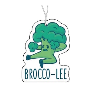 Brocco-Lee Air Freshener, Funny Car Air Freshener, Car Accessory, Meme Gift, Car Fragrance Pendant, Air Freshener