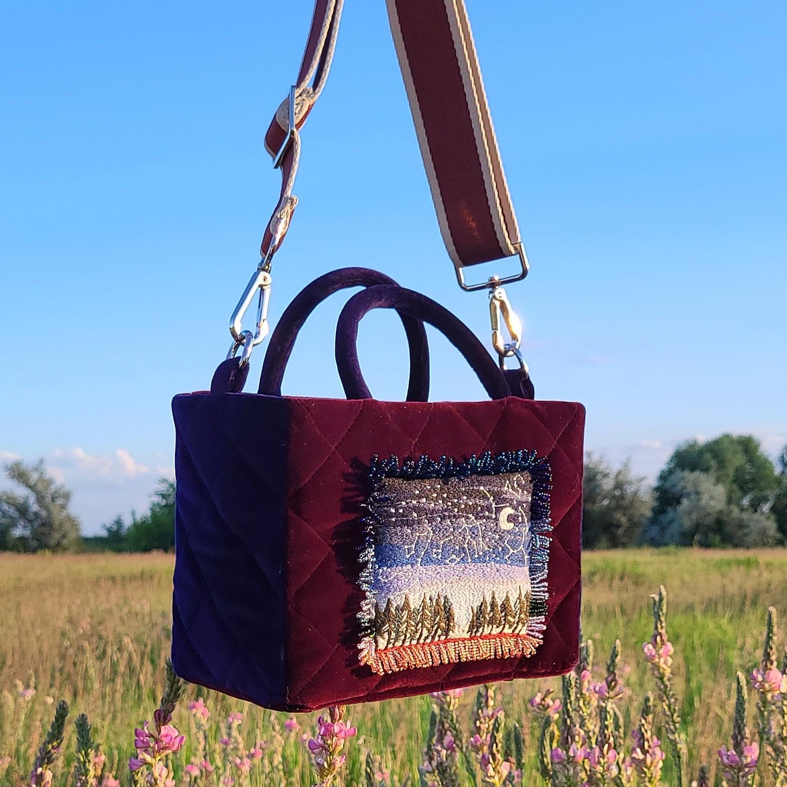 Textile bag Etsy
