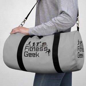 Mens Fitness Gym Bag, Duffel Bag, Workout Bag, Sports Bag for Him