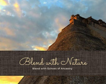 Uxmal Postcard - Blend with Nature Stationary | Eco Travel Mexico & Be a Conscious Traveler Collection