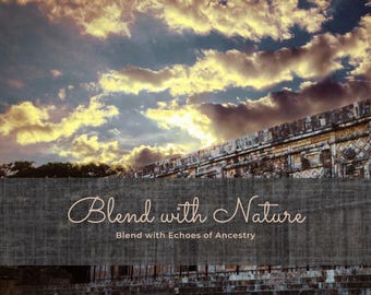 Uxmal Postcard - Blend with Nature Stationary | Eco Travel Mexico & Be a Conscious Traveler Collection