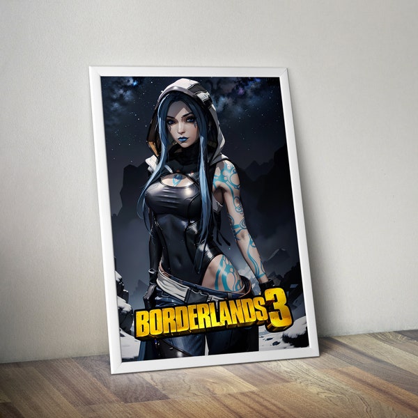 Maya | Borderlands 3 Poster | Borderlands 3 Artwork | Gaming Poster | HD Color | Wall Poster | Printed Poster | Gaming Poster Gift