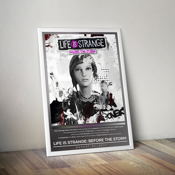 Life Is Strange: Before the Storm Poster | Life Is Strange Prints | Gaming Posters | 4 Colors | Video Game Posters | Wall Decor Posters