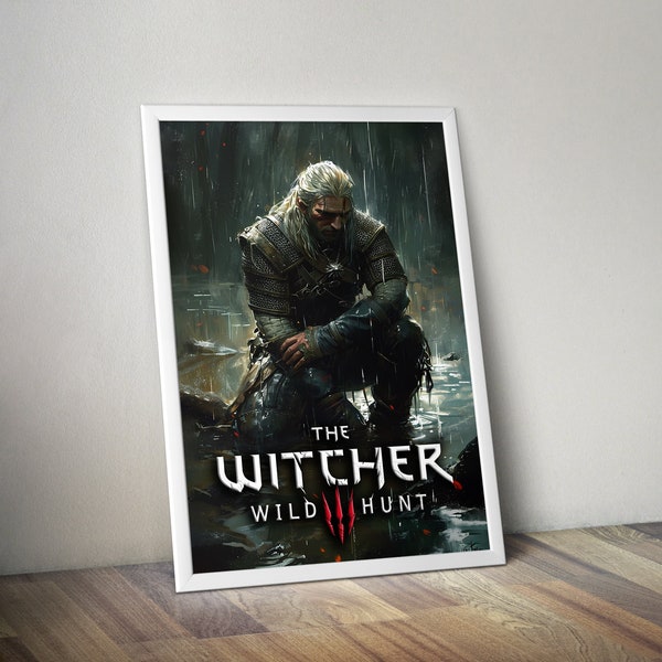 The Witcher 3: Wild Hunt | The Witcher 3 Wild Hunt Artwork | HD Color | Game Poster | Wall Poster | Printed Poster | Gaming Poster Gift