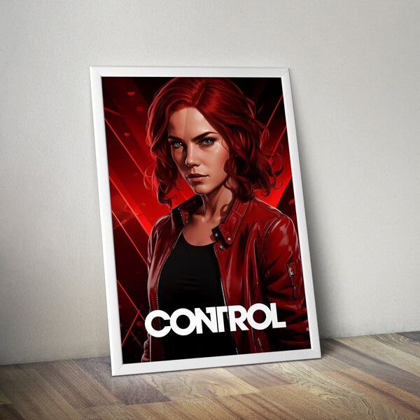 Jesse Faden | Control Poster | Control Artwork | Gaming Poster | HD Color | Wall Poster | Printed Poster | Gaming Poster Gift