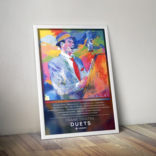 Frank Sinatra Poster Print | Duets Poster | Album Poster Print | 4 Color | Wall Decor Poster | Album Covers | Jazz Posters | Music Gifts