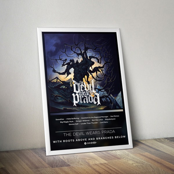 The Devil Wears Prada Poster Print | With Roots Above And Branches Below Poster | Album Poste | 4 Color | Wall Decor Poster