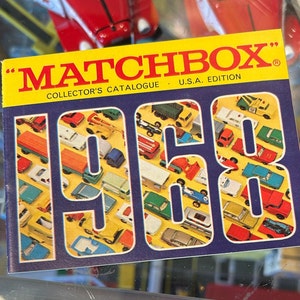1968 Matchbox USA Collectors Catalog Lesney Dinky Corgi Hot Wheels Vintage Diecast