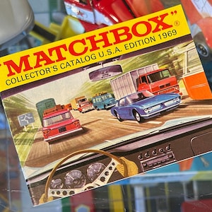 1969 Matchbox USA Collectors Catalog Lesney Dinky Corgi Hot Wheels Vintage Diecast