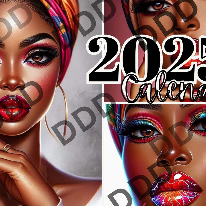 Beautiful Women Calendar Etsy