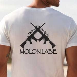 Patriotic T-Shirt, Molon Labe Statement Shirt, Independence Day Shirt, Second Amendment Apparel, MAGA Apparel July 4th Apparel, Freedom Tee