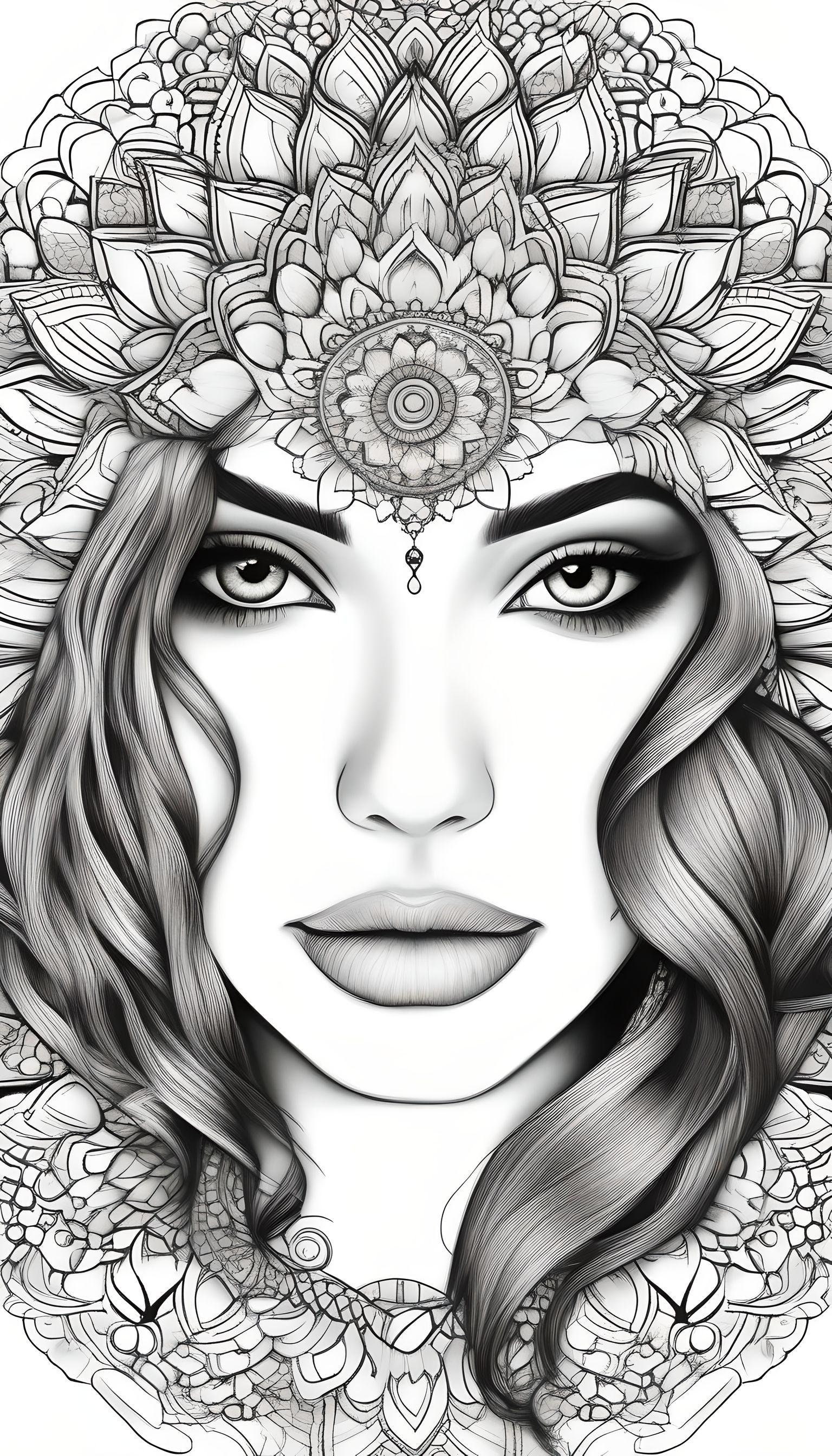 12 Coloring Pages. Printable Digital Coloring Pages for Adults and ...