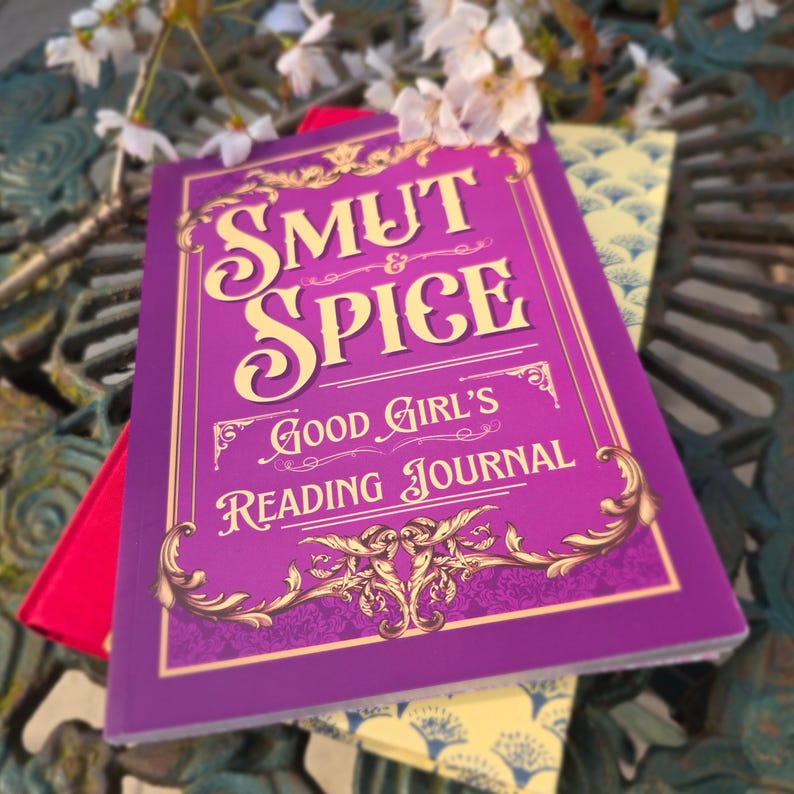 Smut & Spice Reading Journal: A5 Softcover Book Review Tracker + Bookmark image 3