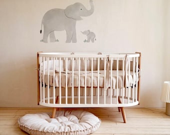 Mama & Baby Elephant Wall Sticker