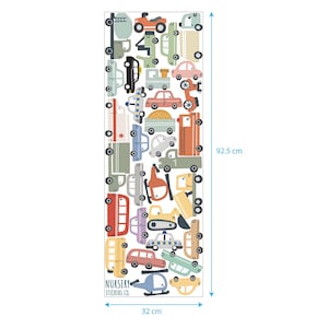 Transport Vehicles Nursery Wall Stickers