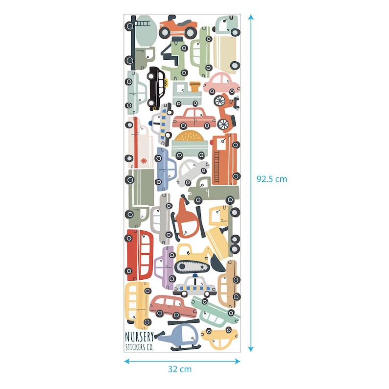 Transport Vehicles Nursery Wall Stickers