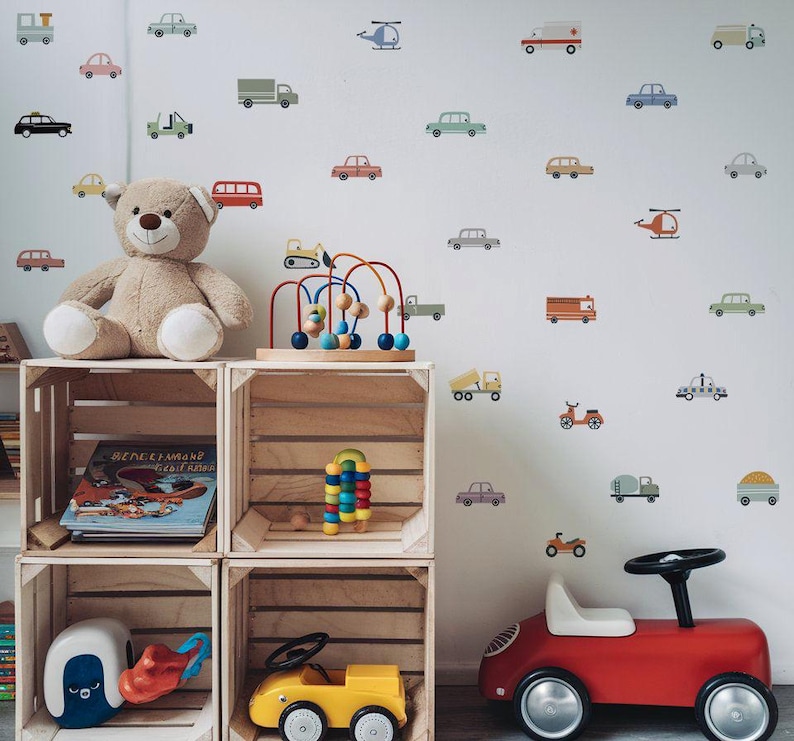 Transport Vehicles Nursery Wall Stickers