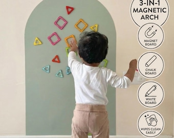 Removable Magnetic Arch Chalk Board Wall Sticker