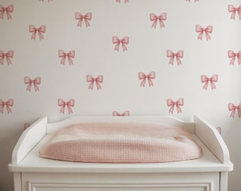 Pink Bow Wall Stickers