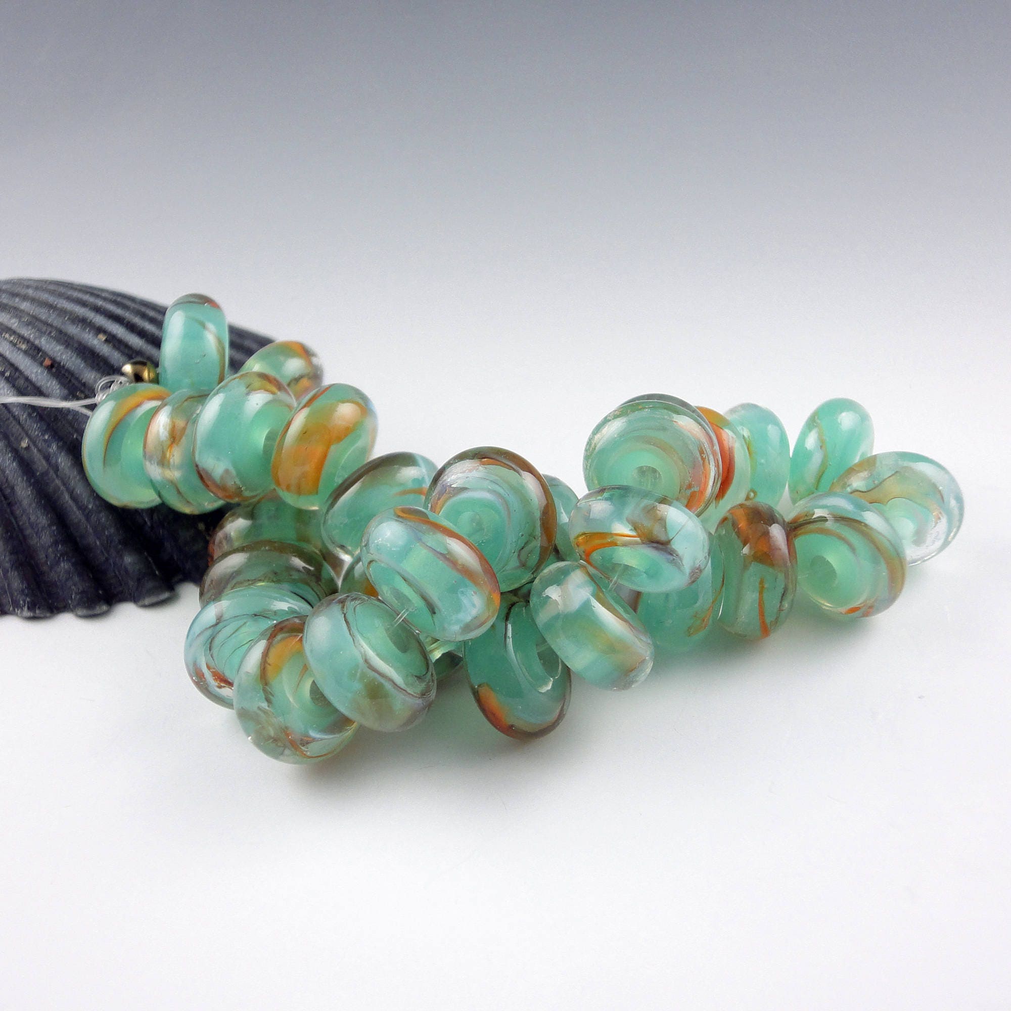 Lampwork Glass Beads Handmade lampwork 8 bead set jewelry Etsy