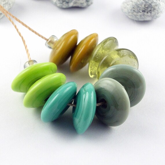 glass disk beads