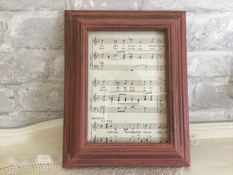 Painted Picture Frame 5 X 7 Photo Distressed Image 0