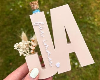 Wedding gift with money | Wedding gift for the bride and groom | "YES" with a test tube | Gift certificate holder | Gift for the registry office | Modern wedding gift