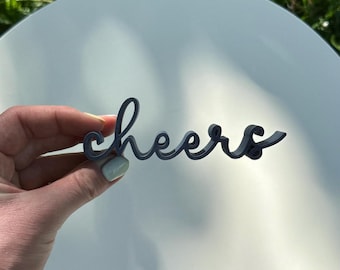 Cheers lettering