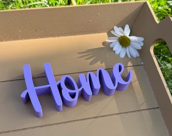 Home 3D lettering – Timeless home decor | Modern lettering for home | Decor made of PLA