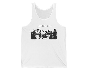 Giddy Up Unisex Jersey Tank