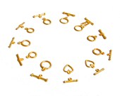Goldtone Toggle Clasp Assortment (Set of 11)