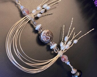 Virgo Harvest Moon - Celtic Barley Moon Magical Talisman for September in Sterling Silver