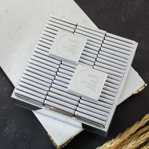 Cadeaux en chocolat de mariage, Cadeaux de mariage en chocolat miroir argenté ou doré, Chocolats personnalisés, Cadeaux de mariage, Chocolat de fiançailles