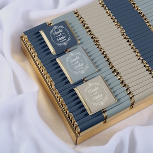 50 Pcs Wedding Chocolate, Wedding Chocolate Favors, Customized Chocolate, Wedding Favors, Engagement Chocolate, Favors For Guests, Wedding