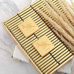 Cadeaux en chocolat de mariage, Cadeaux de mariage en chocolat miroir or ou argent, Chocolat personnalisé, Cadeaux de mariage, Chocolat de fiançailles