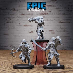 Cursed Captain D&D Dungeons and Dragons Pirate Miniature - Epic Miniatures 28mm