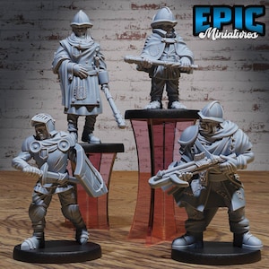 City Guards D&D Dungeons and Dragons-miniatuur - epische miniaturen 28 mm