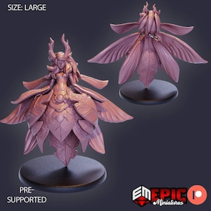 Fairy Queen Dungeons and Dragons Female Miniature, D&D, Epic Miniatures, 28mm