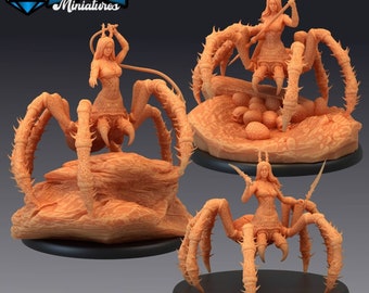 Arachne Spider D&D Dungeons and Dragons Monsterminiatuur, epische miniaturen