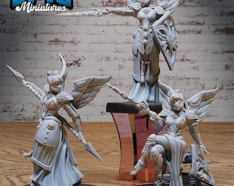 Astral Deva Weiblich DnD Dungeons and Dragons Miniature Epic Miniatures 28 mm