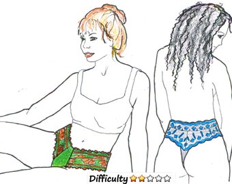 THONG E-booklet Pattern BELLY Panty by Merckwaerdigh