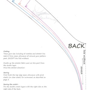 THONG E-booklet Pattern CROSSOVER Panty by Merckwaerdigh image 5