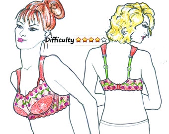 Wzór biustonosza na fiszbinach: CLASSIC E+, duże rozmiary miseczek (broszura elektroniczna)