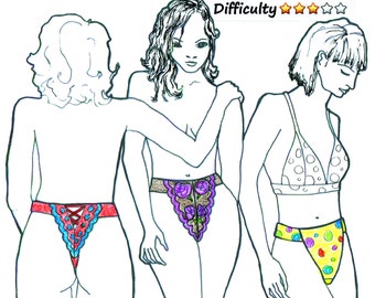 THONG E-booklet VICTORY Panty Pattern by Merckwaerdigh